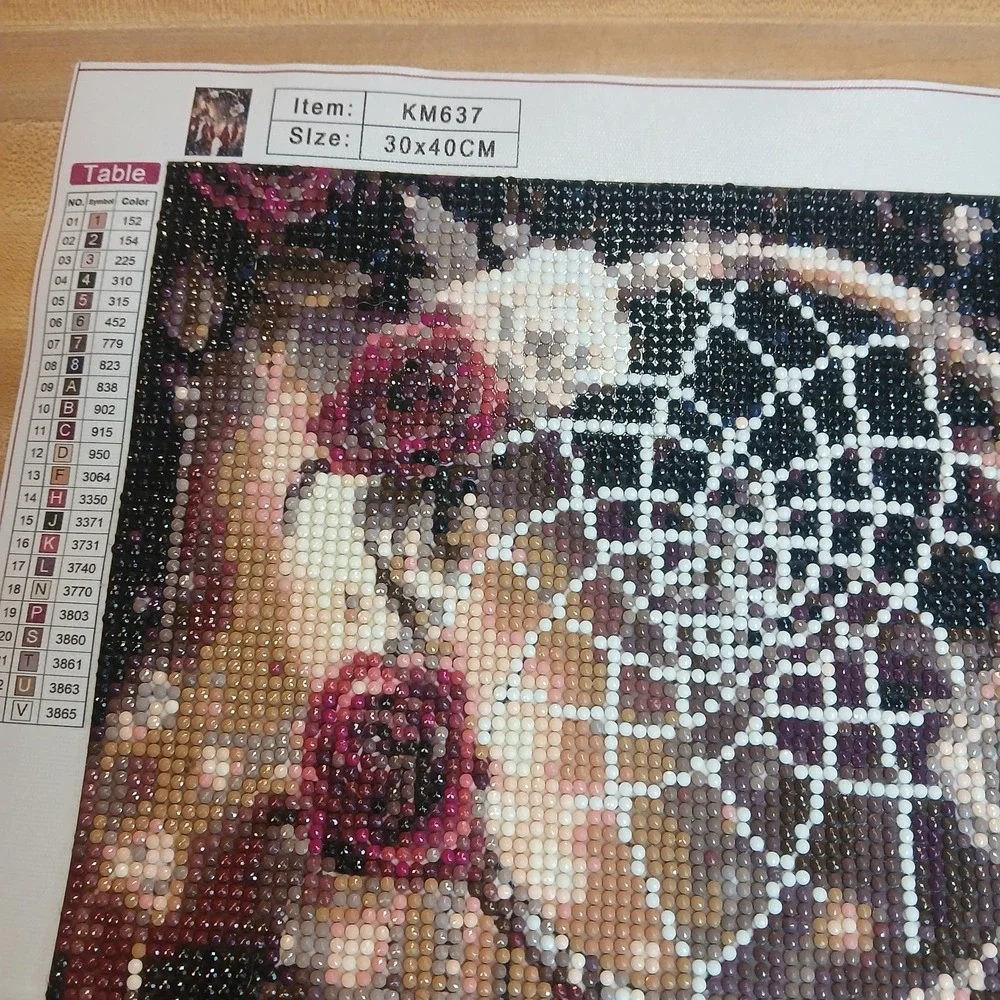 Finished 5D Diamond Art Painting Wall Dream Catcher‎ 30 By 40 Cm